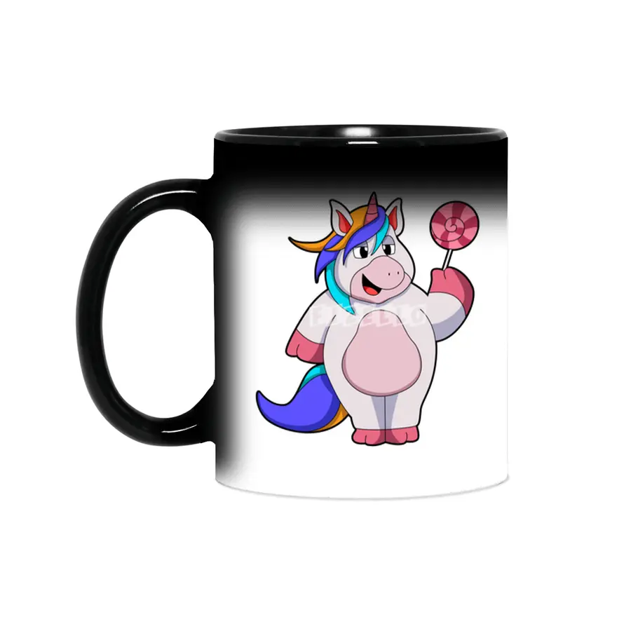 Unicorn with Lollipop Sihirli Kupa