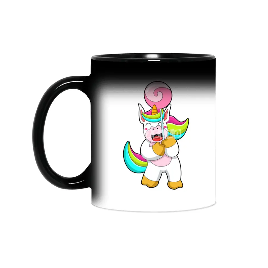 Unicorn with Lollipop Sihirli Kupa