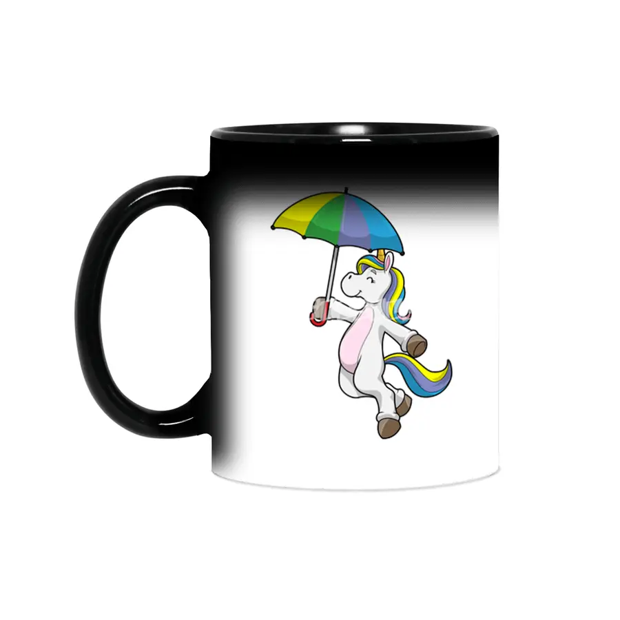 Unicorn with Umbrella Sihirli Kupa