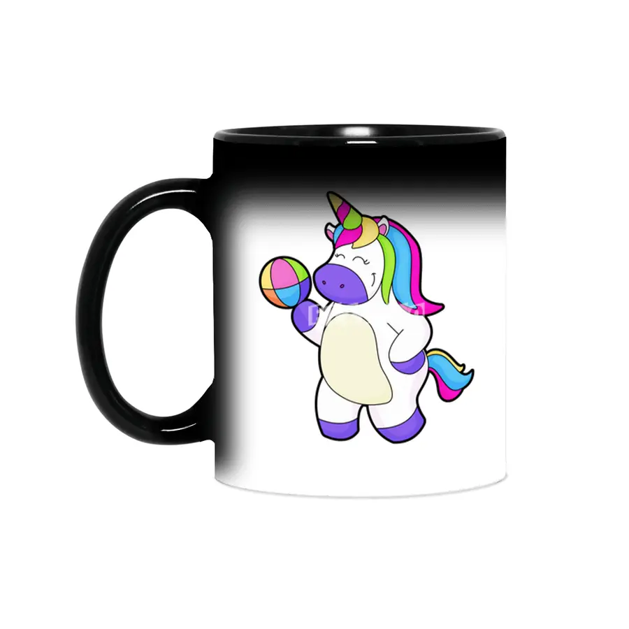 Unicorn with Volleyball Sihirli Kupa
