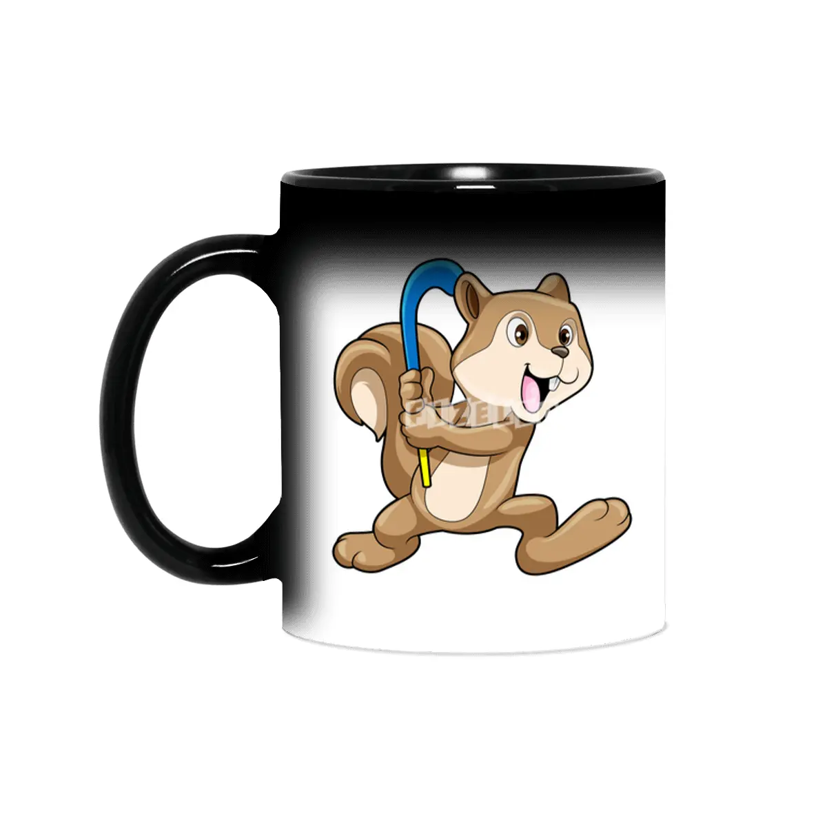 Squirrel at Field hockey with Hockey stick Sihirli Kupa