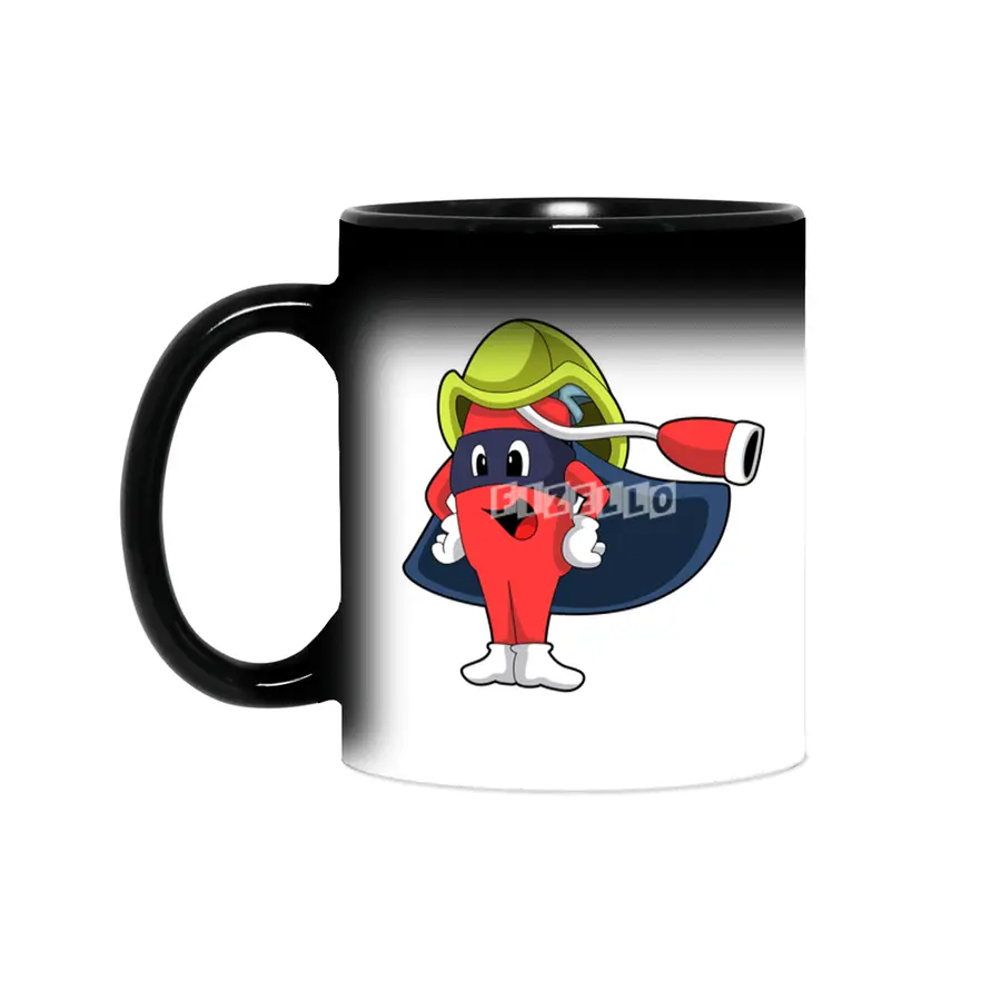 Superhero as Firefighter Sihirli Kupa
