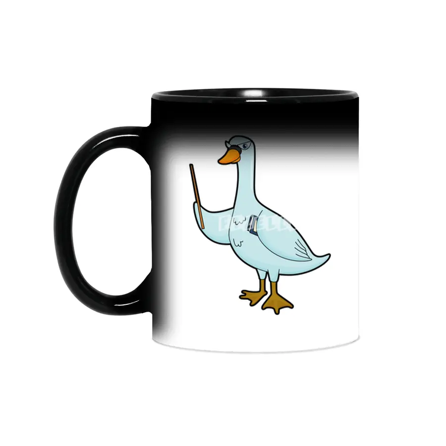 Swan as Teacher with Book & Pointer Sihirli Kupa