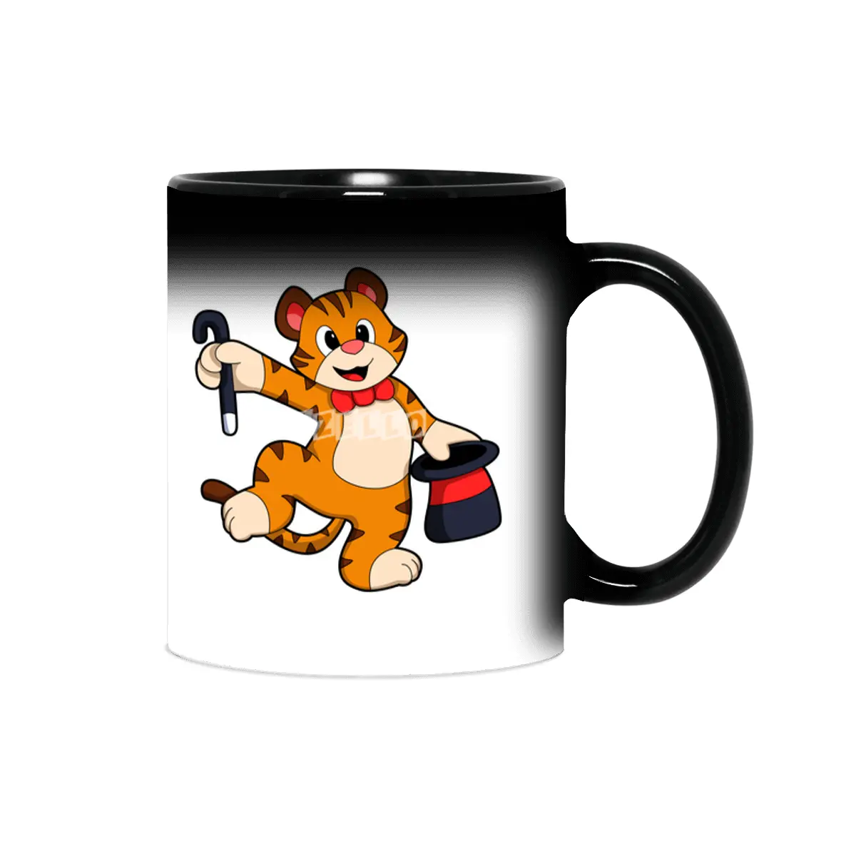 Tiger as Gentleman with Hat Sihirli Kupa