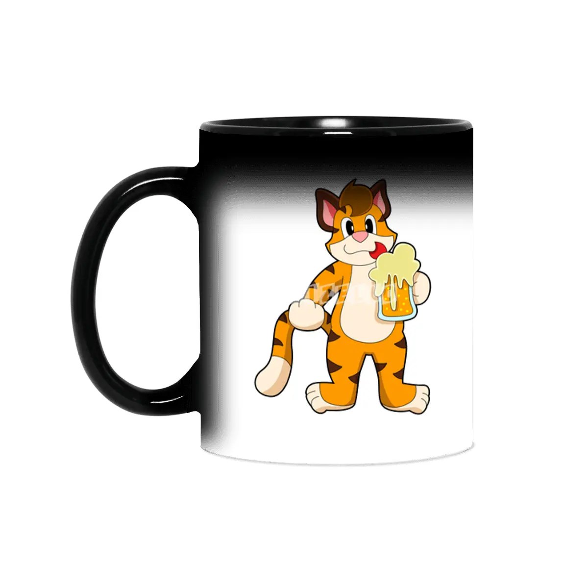 Tiger with Mug of Beer Sihirli Kupa