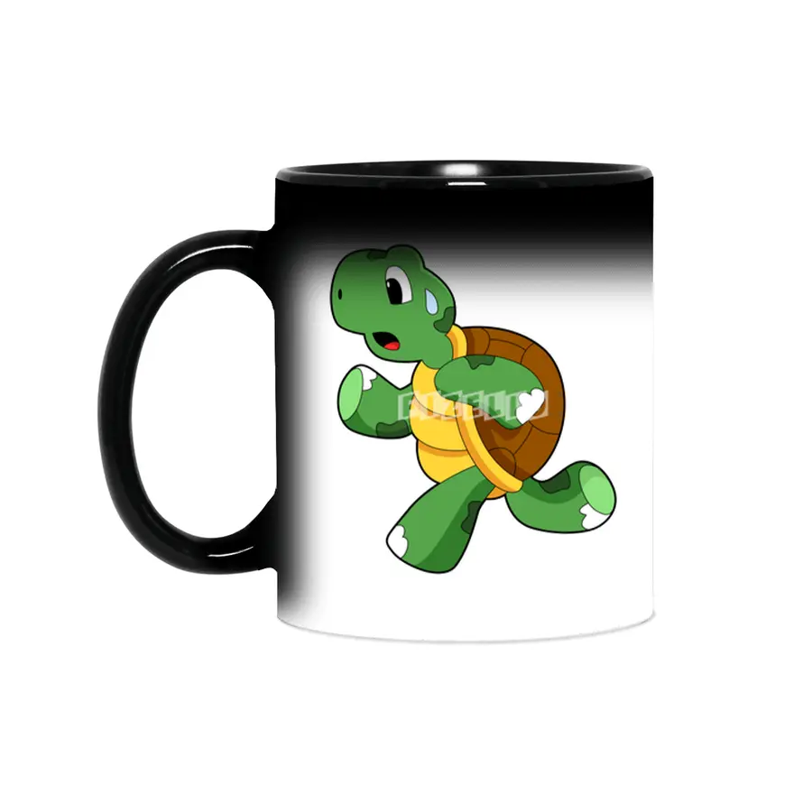 Turtle as Jogger at Running Sihirli Kupa
