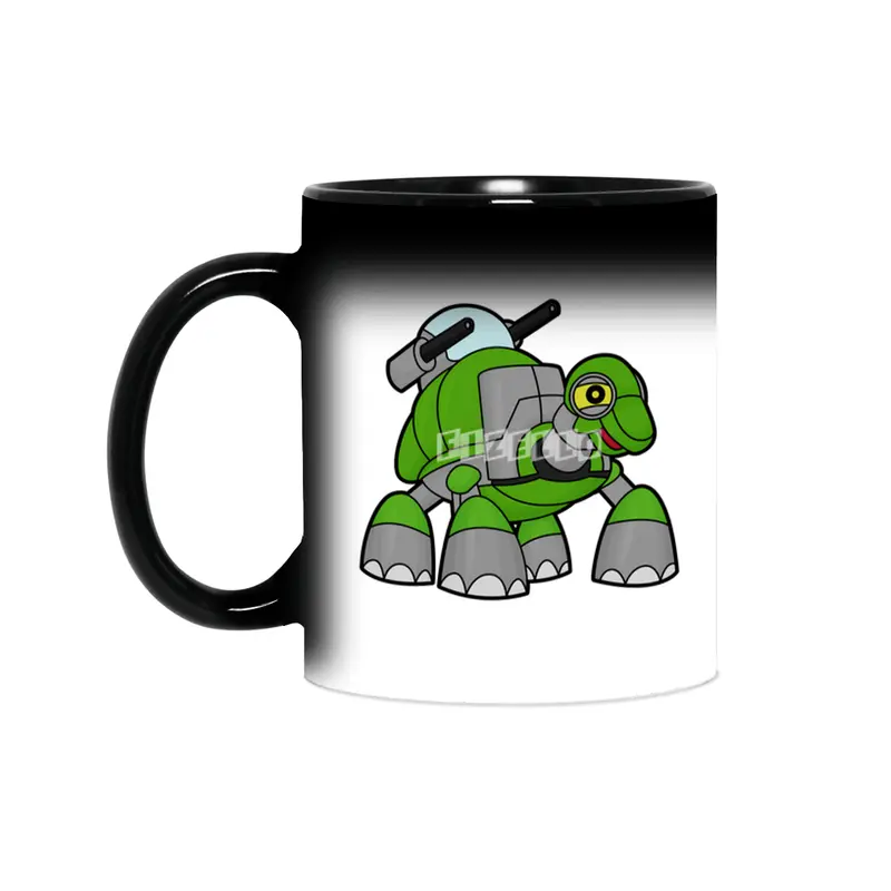 Turtle as Robot with Cannons Sihirli Kupa