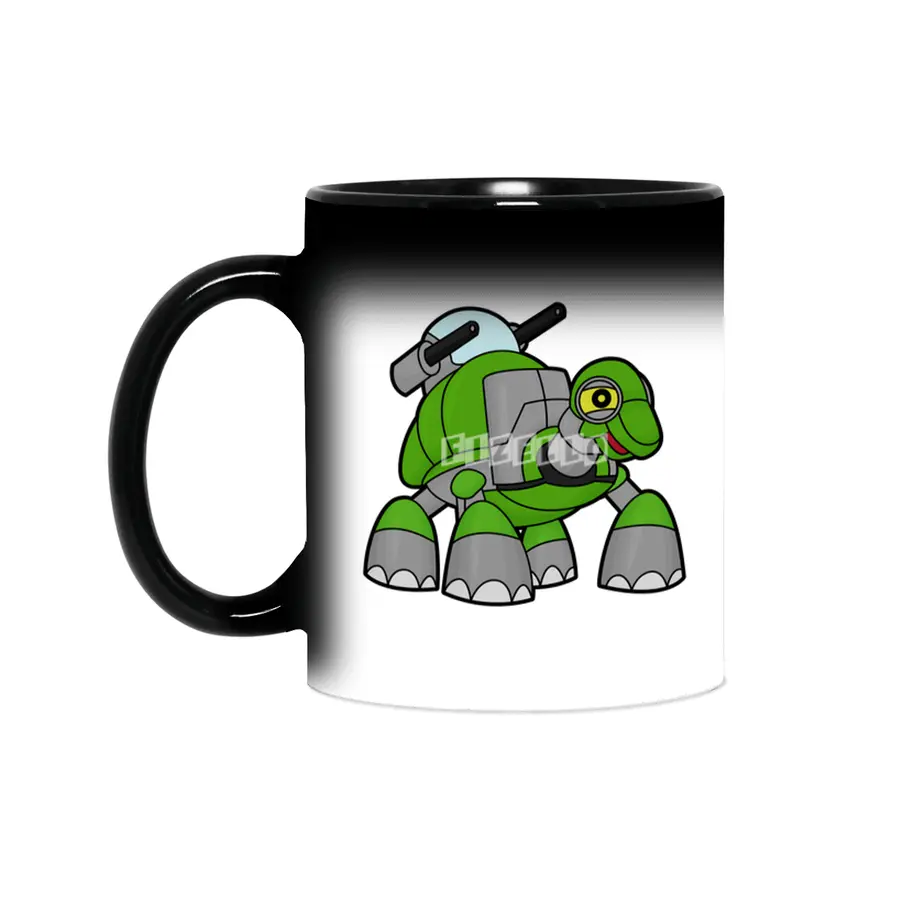 Turtle as Robot with Cannons Sihirli Kupa