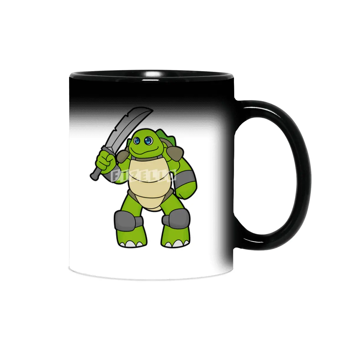 Turtle as Warrior with Sword Sihirli Kupa