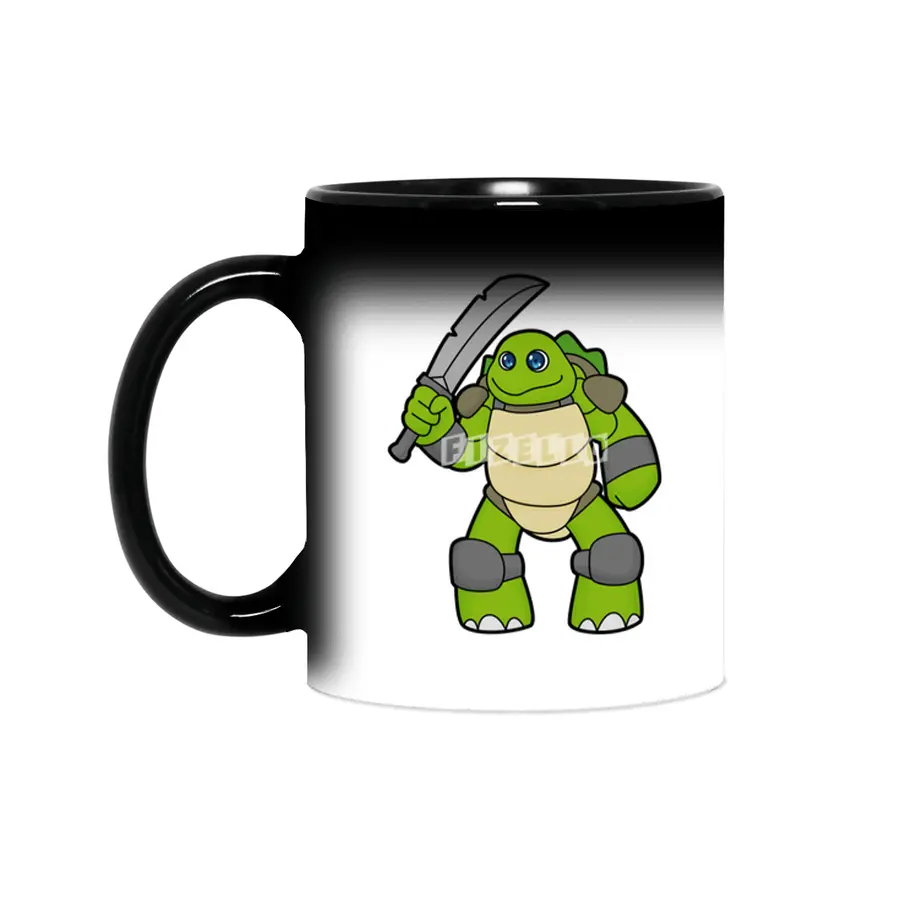Turtle as Warrior with Sword Sihirli Kupa