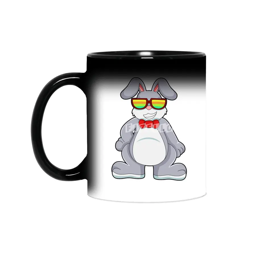 Rabbit with Sunglasses & Tie Sihirli Kupa