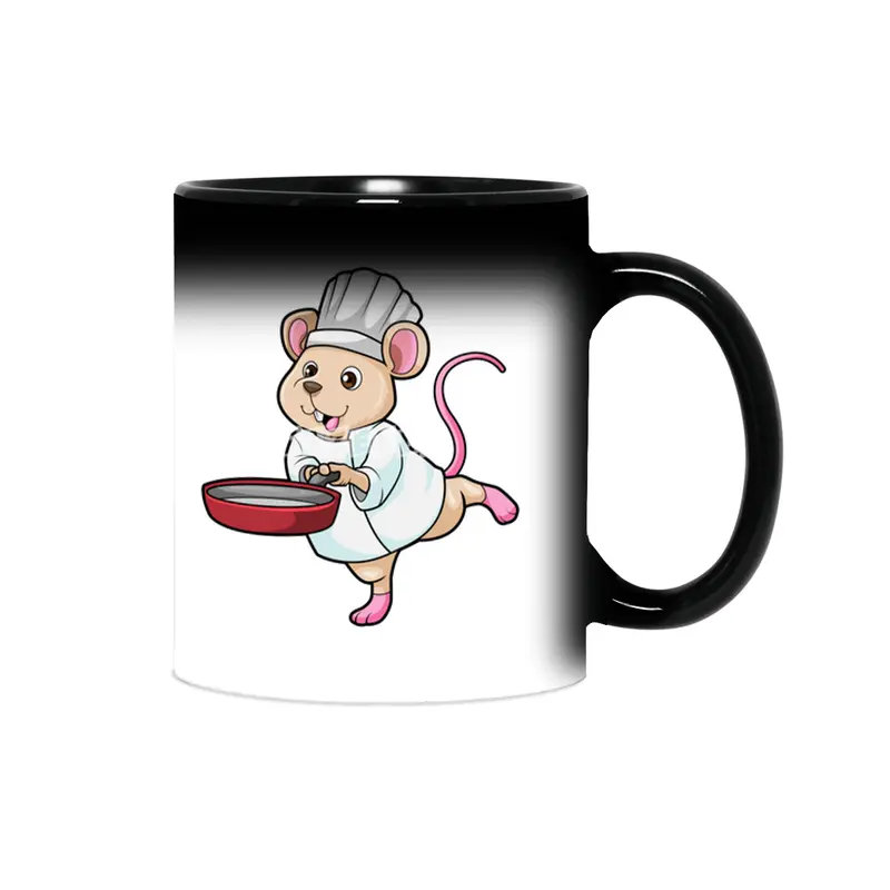 Rat as Cook with Pan & Cooking hat Sihirli Kupa