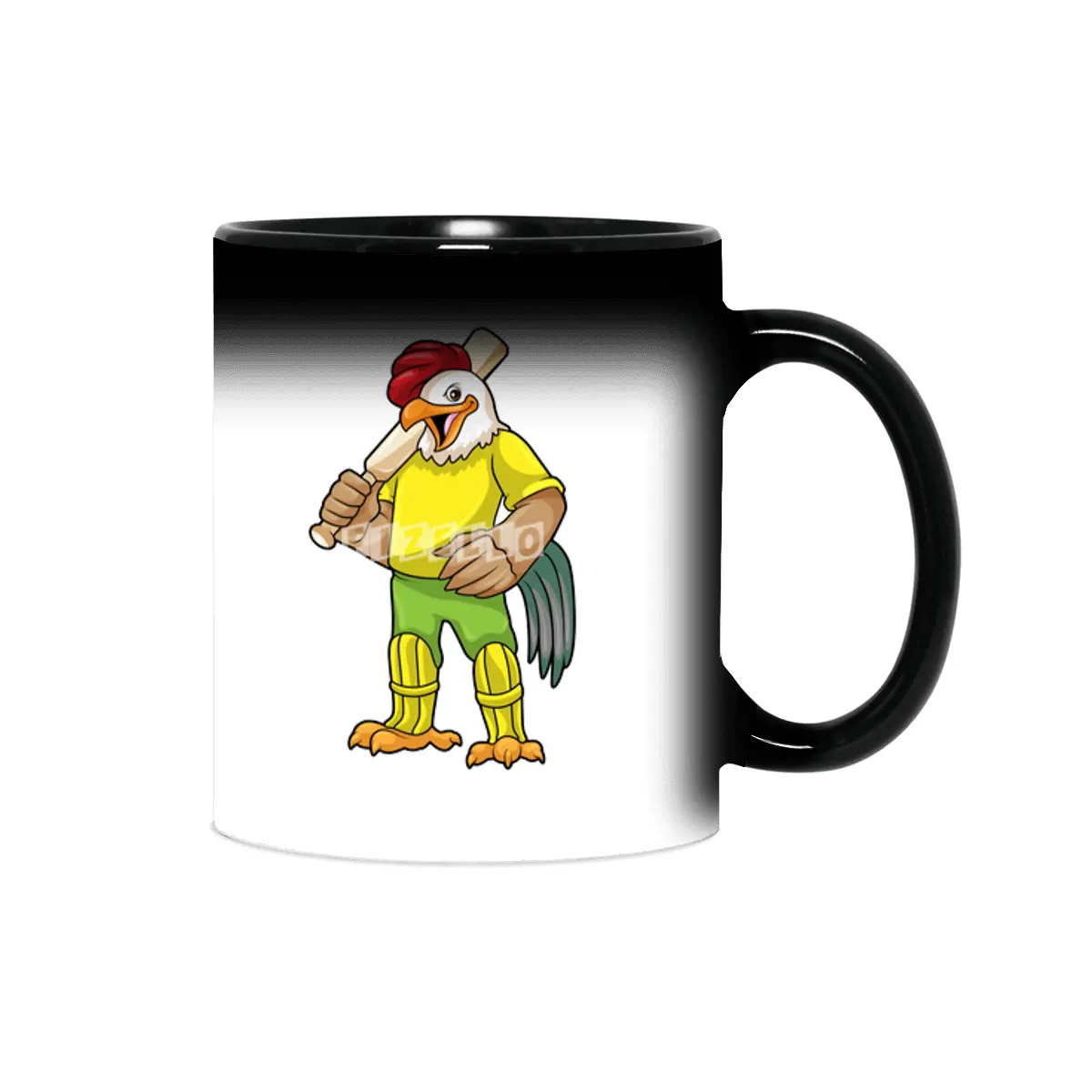 Rooster as Batsman with Cricket bat Sihirli Kupa