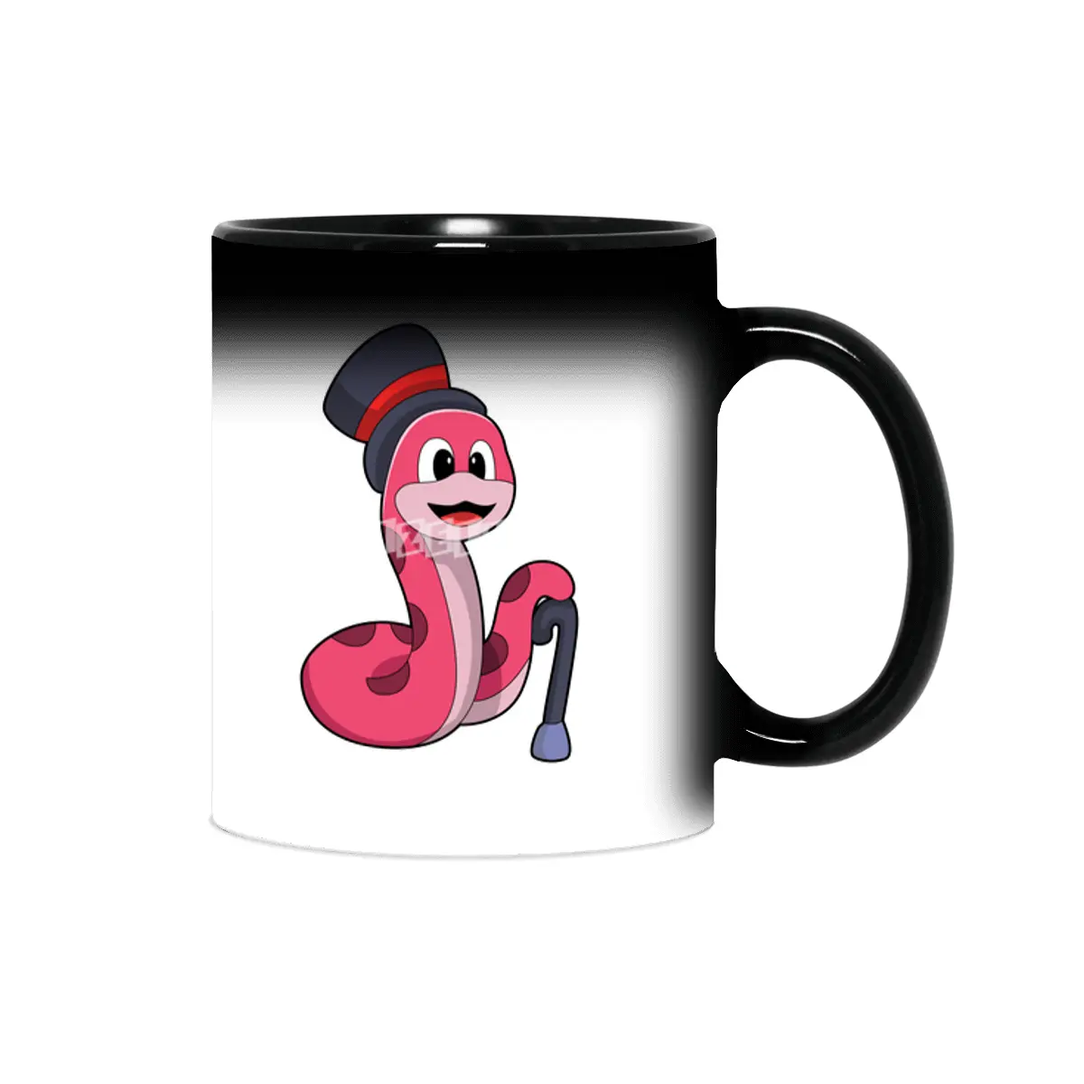 Snake as Gentleman with Hat & Walking stick Sihirli Kupa