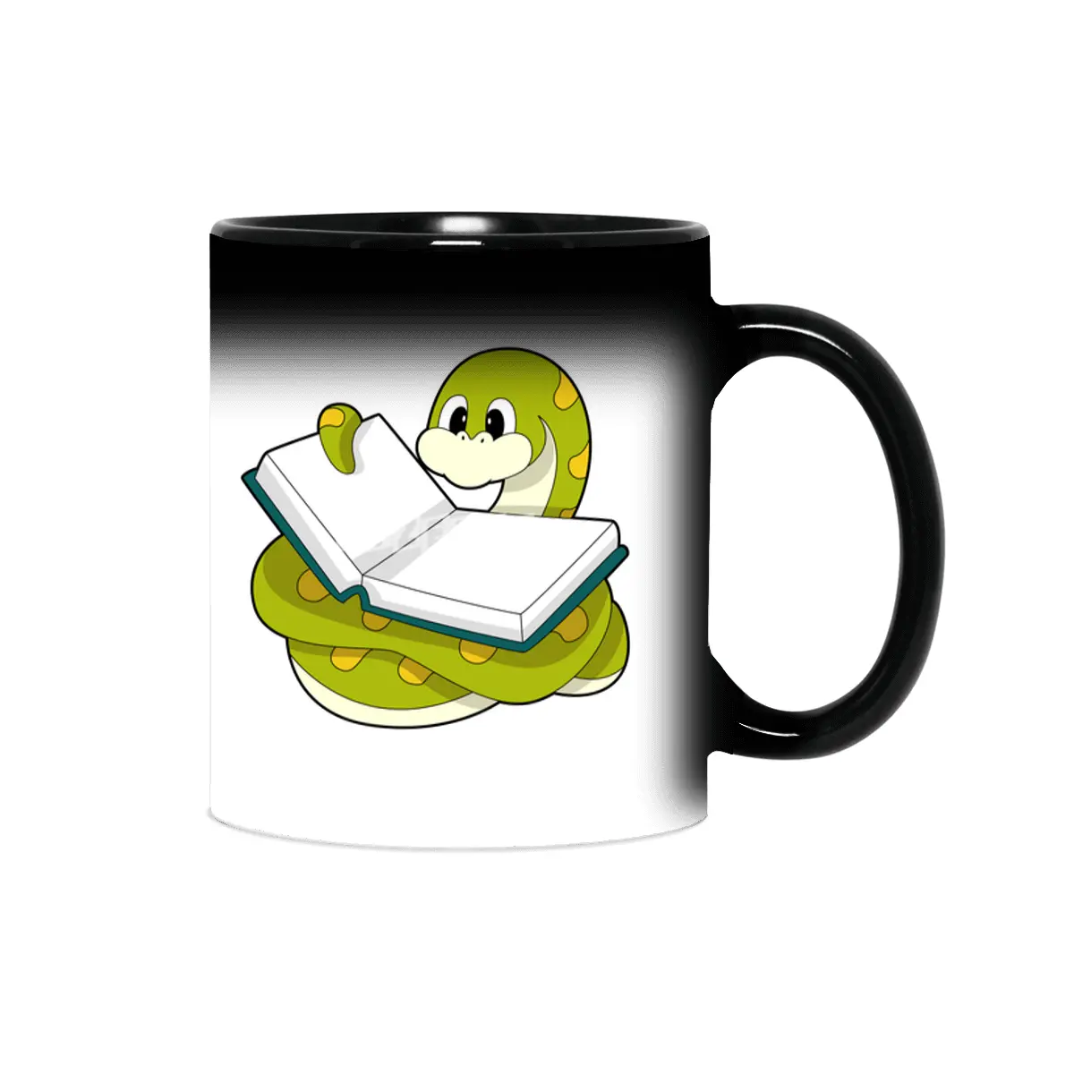 Snake at Reading with Book Sihirli Kupa