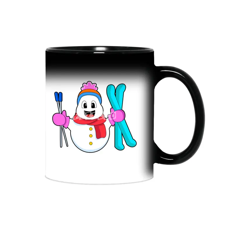 Snowman as Skier with Ski Sihirli Kupa