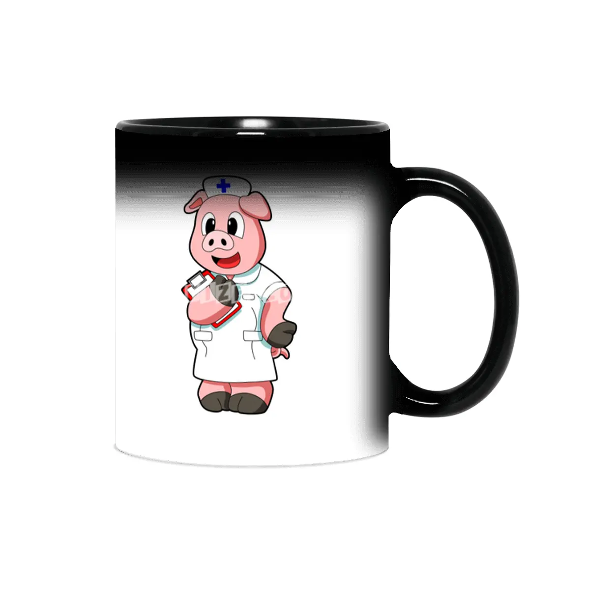 Pig as Nurse with Smock Sihirli Kupa