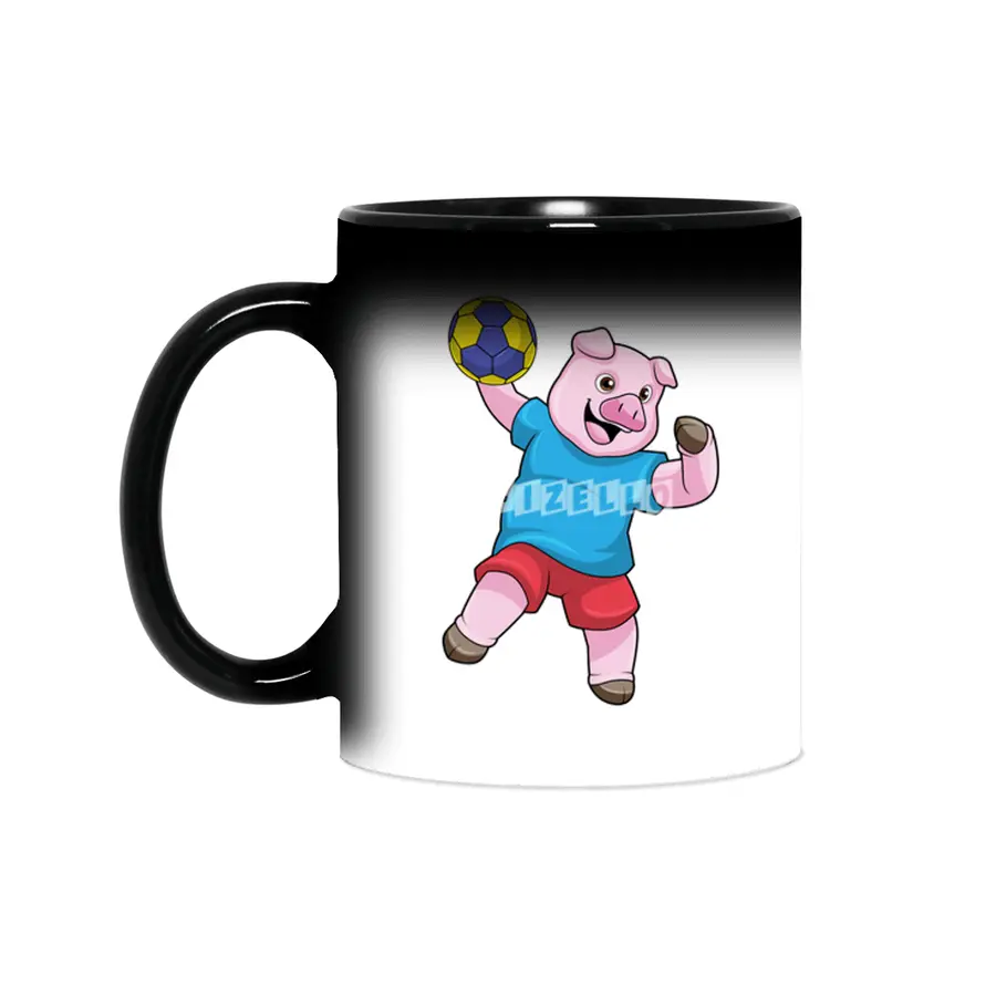 Pig at Handball Sports Sihirli Kupa
