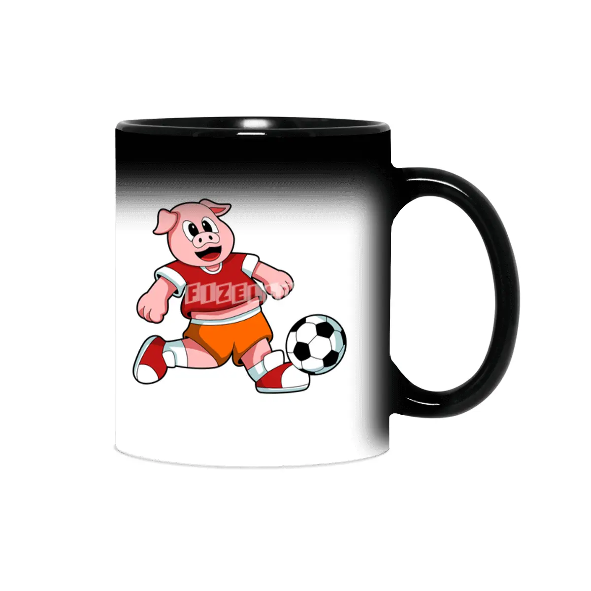 Pig at Sports with Soccer Sihirli Kupa