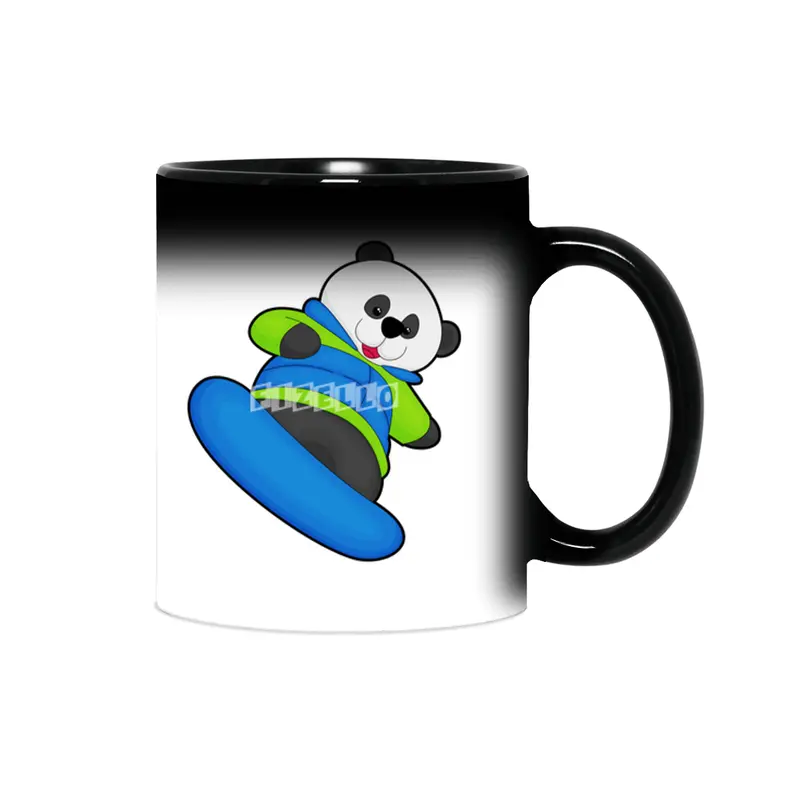 Panda as Snowboarder with Snowboard Sihirli Kupa