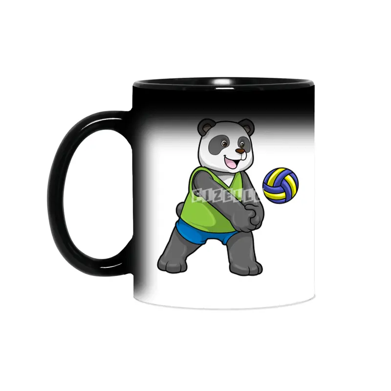 Panda at Sports with Volleyball Sihirli Kupa