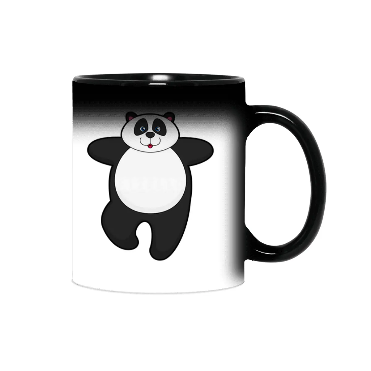Panda at Yoga Stretching exercise Sihirli Kupa