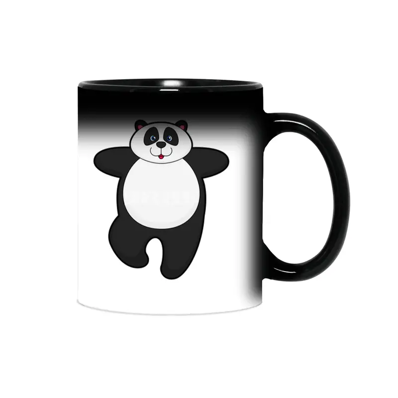 Panda at Yoga Stretching exercise Sihirli Kupa