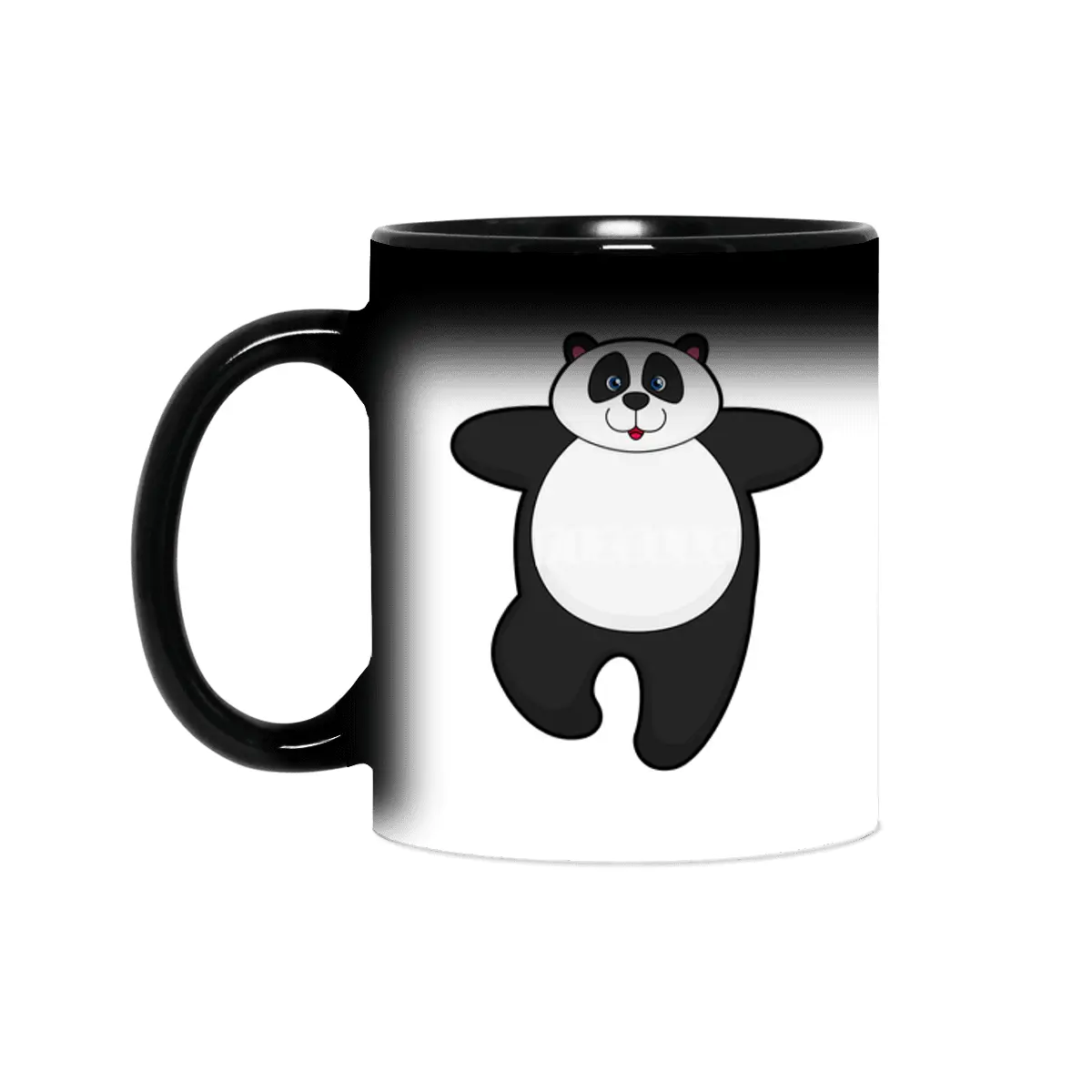 Panda at Yoga Stretching exercise Sihirli Kupa