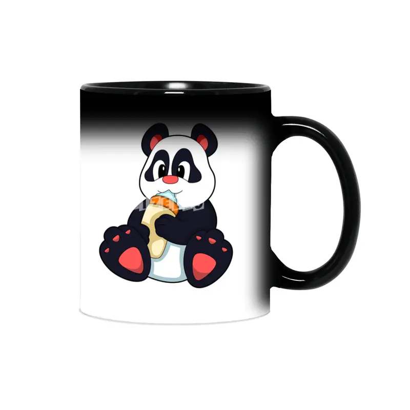 Panda with Baby bottle with Milk Sihirli Kupa