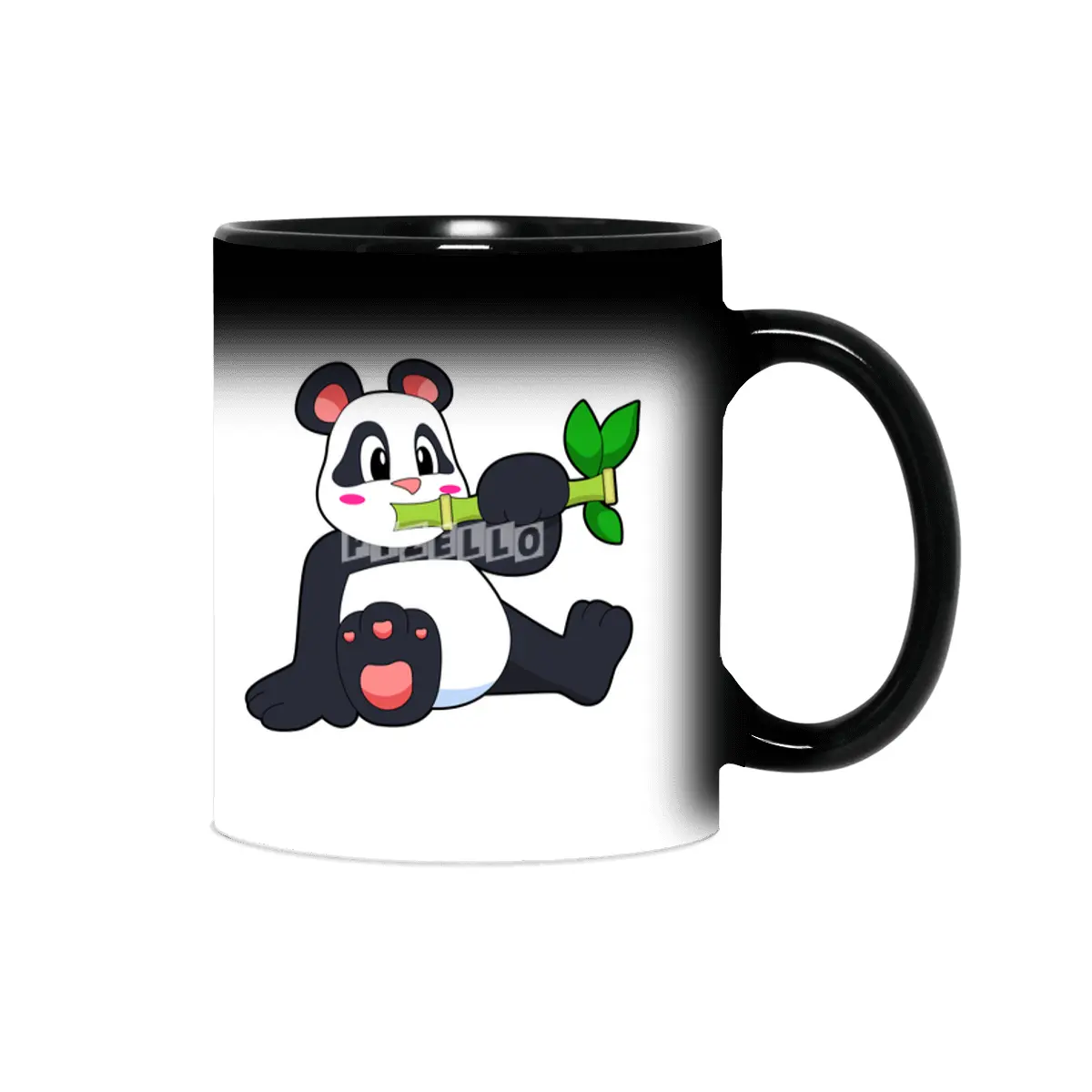 Panda with Bamboo Sihirli Kupa