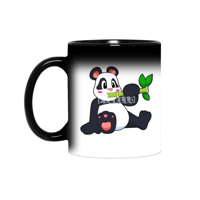 Panda with Bamboo Sihirli Kupa