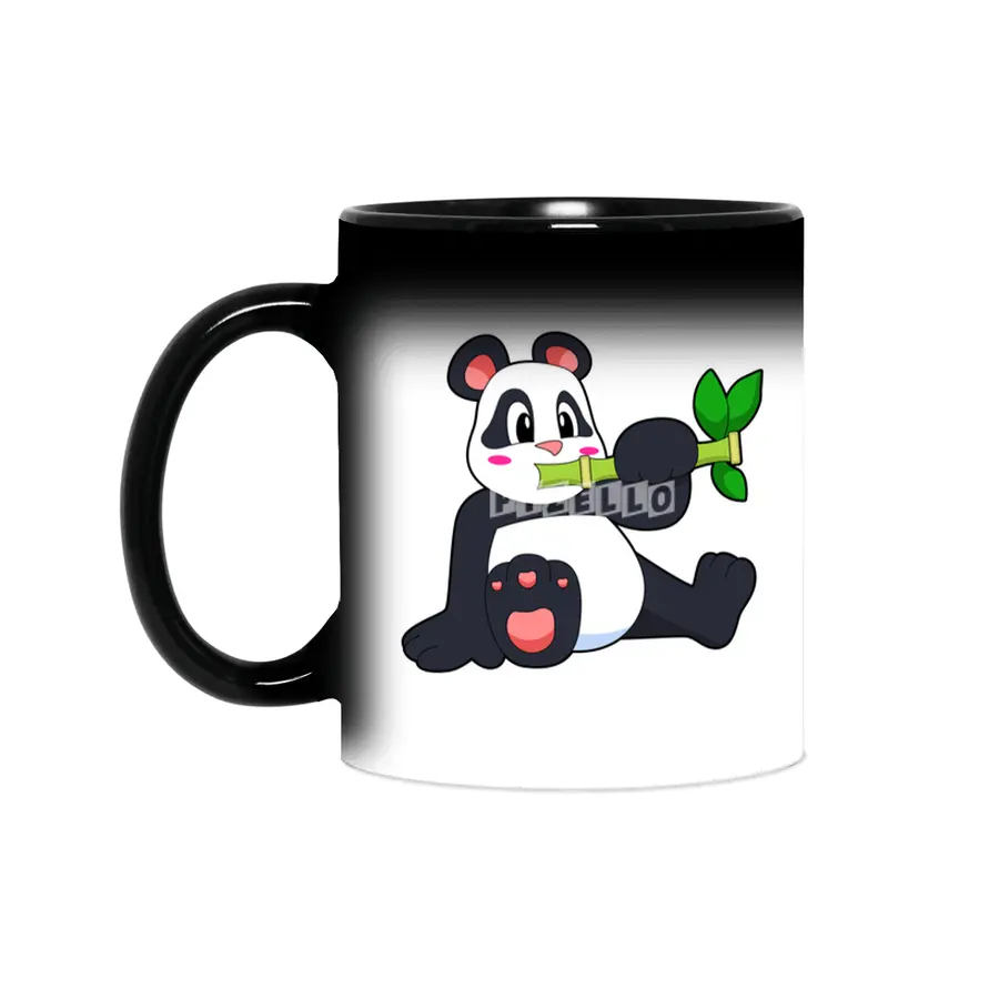 Panda with Bamboo Sihirli Kupa