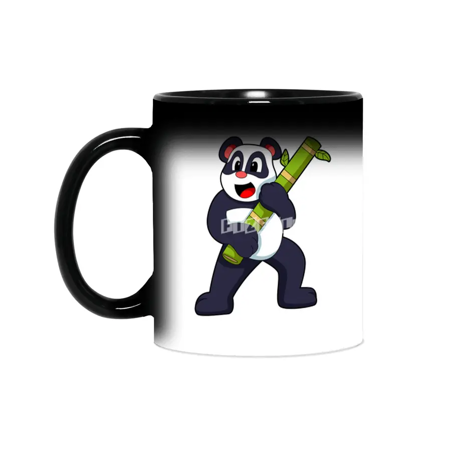 Panda with Bamboo Sihirli Kupa