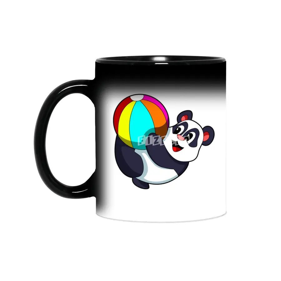 Panda with Beach ball Sihirli Kupa
