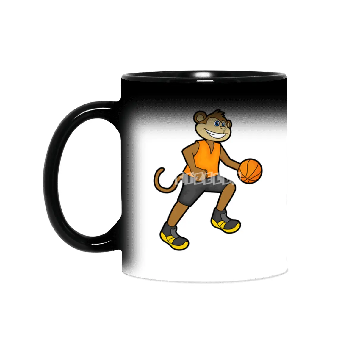 Monkey at Basketball Sports Sihirli Kupa