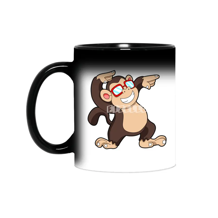 Monkey with Sunglasses Sihirli Kupa