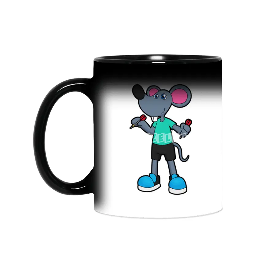 Mouse as Dart player with Darts Sihirli Kupa