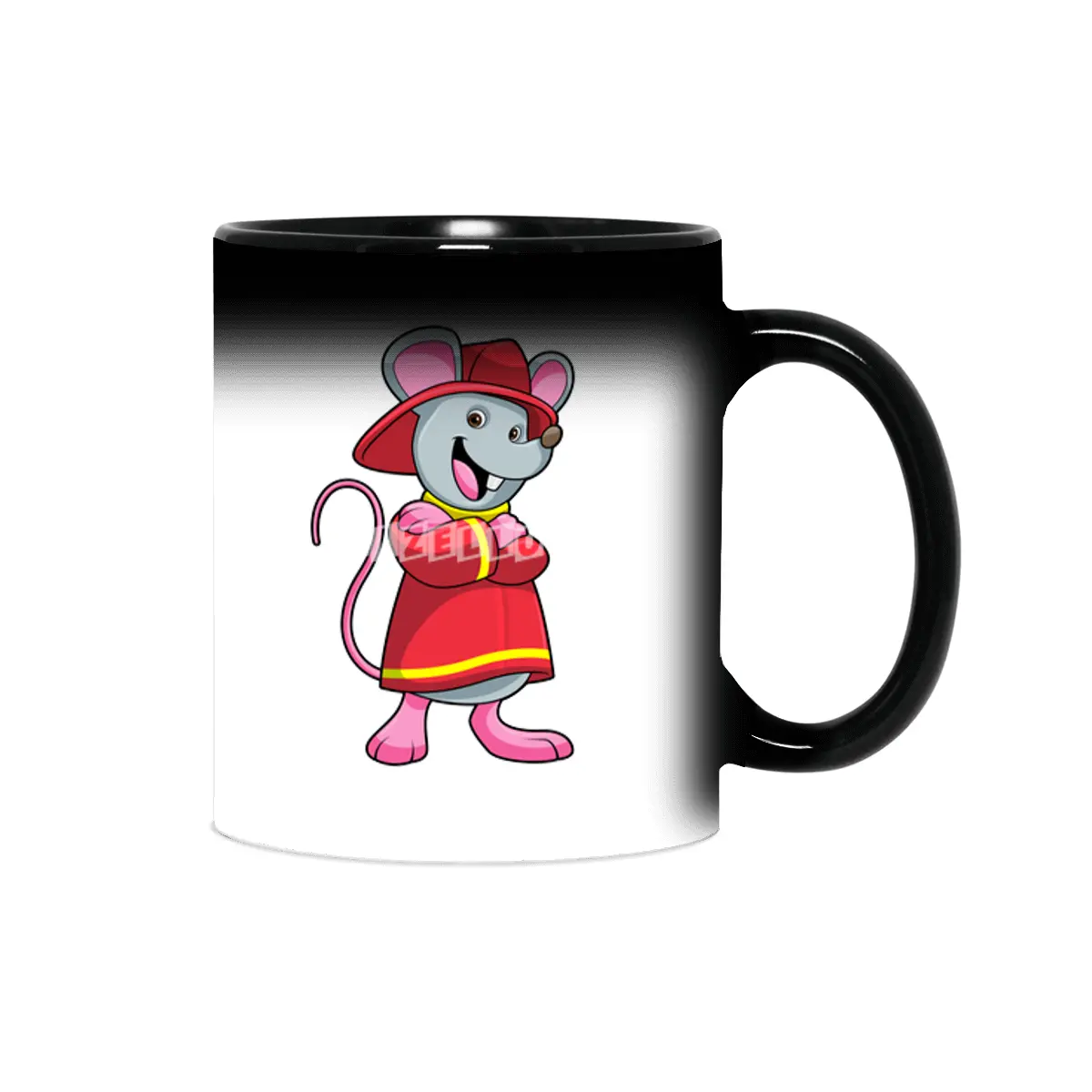 Mouse as Firefighter with Helmet Sihirli Kupa