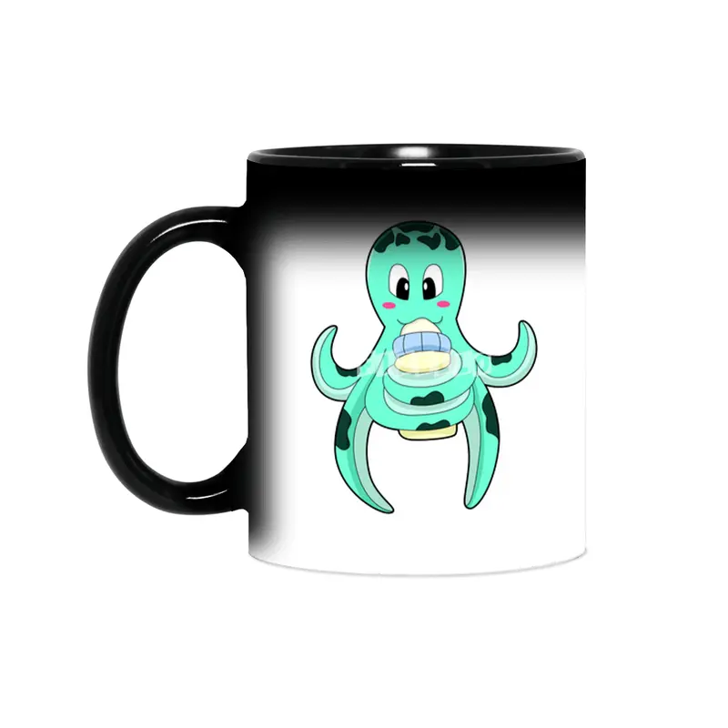 Octopus with Bottle of Milk Sihirli Kupa