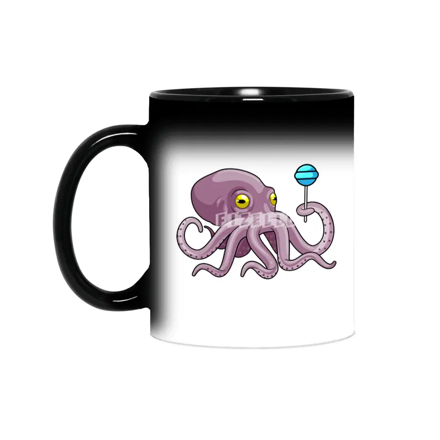 Octopus with Lollipop Sihirli Kupa