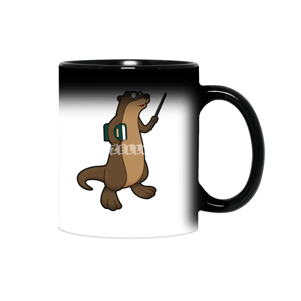 Otter as Teacher with Book & Pointer Sihirli Kupa