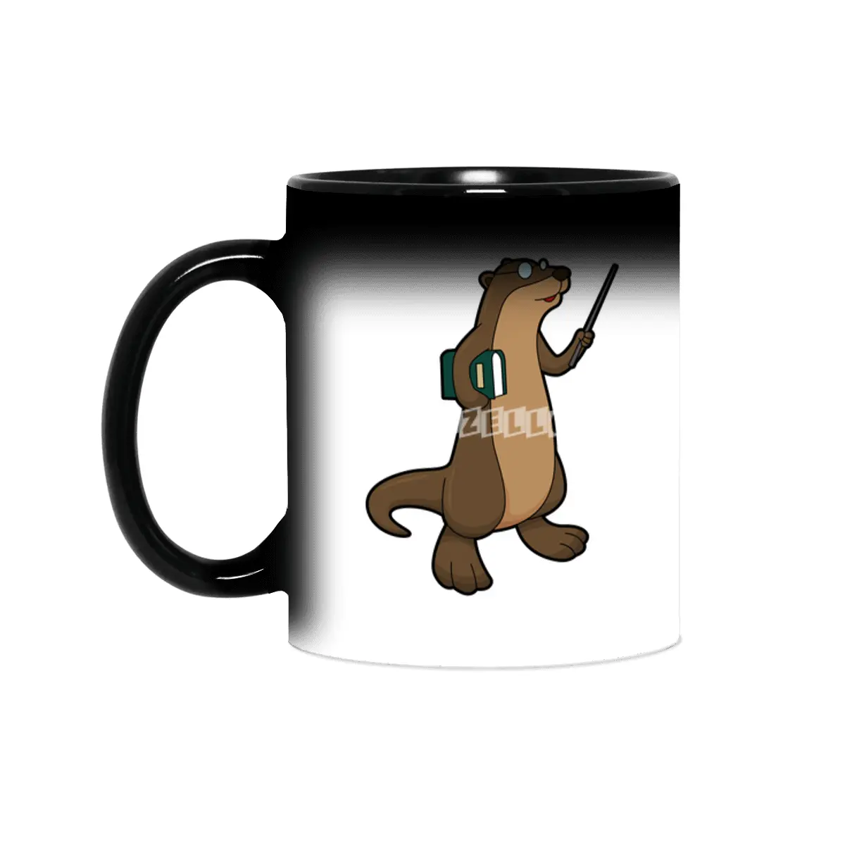 Otter as Teacher with Book & Pointer Sihirli Kupa