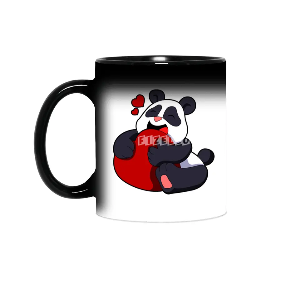 Panda - Love with Heart Sihirli Kupa