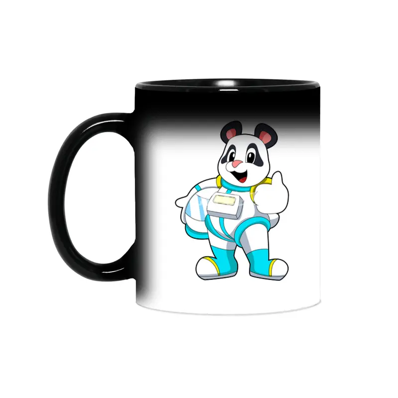 Panda as Astronaut with Costume Sihirli Kupa