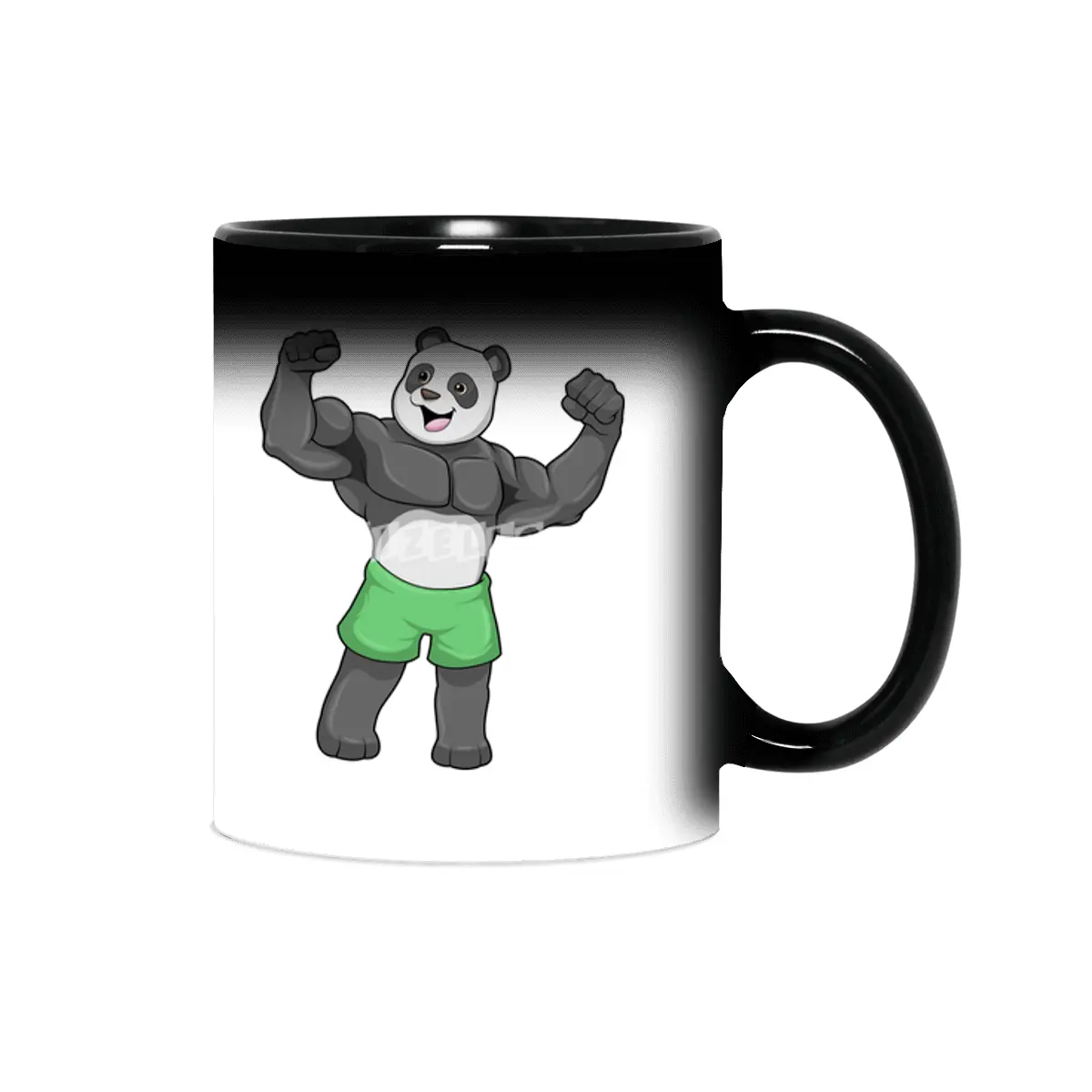Panda as Bodybuilder at Bodybuilding Sihirli Kupa