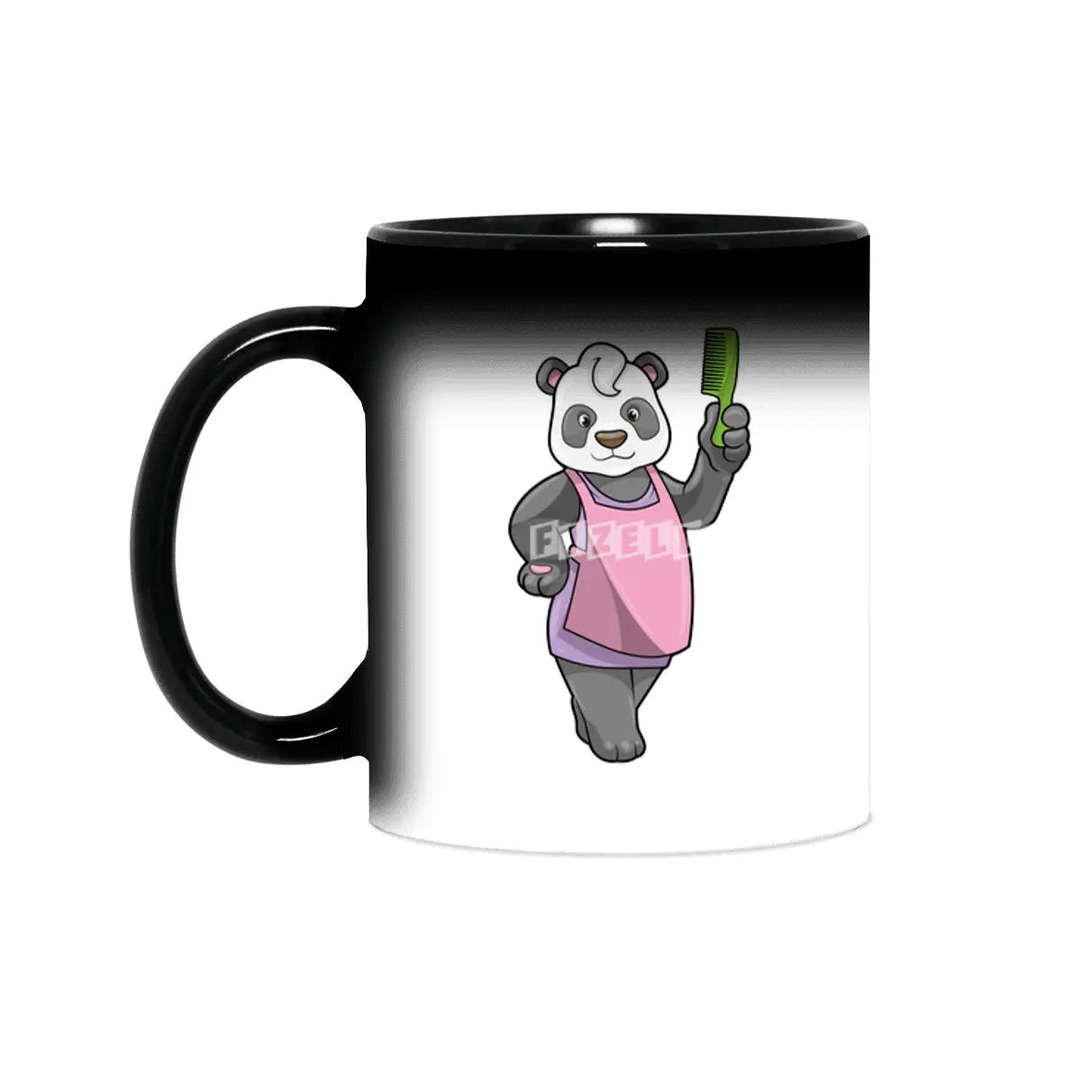 Panda as Hairdresser with Comb Sihirli Kupa