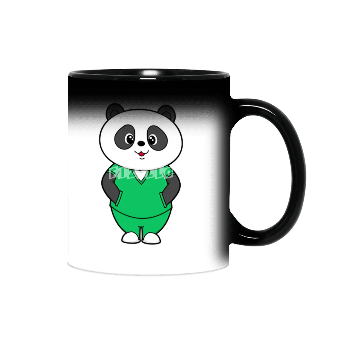 Panda as Nurse with Smock Sihirli Kupa