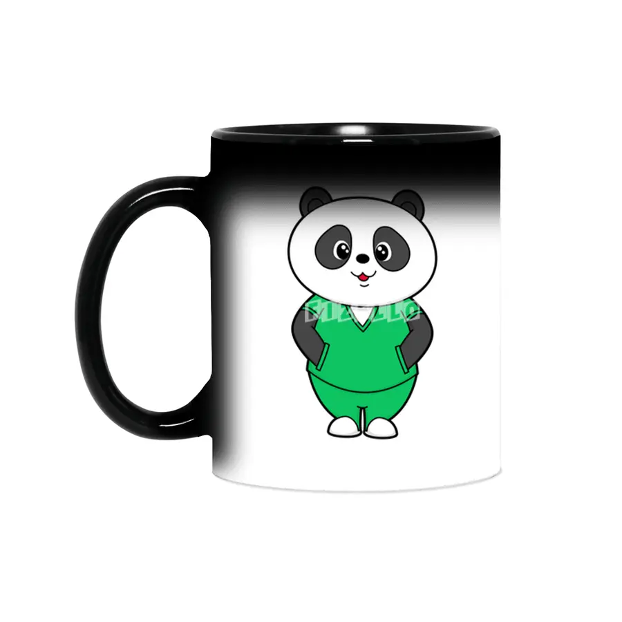 Panda as Nurse with Smock Sihirli Kupa