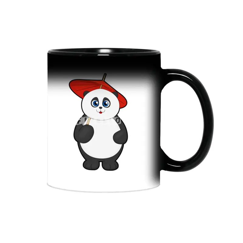 Panda with Umbrella Sihirli Kupa