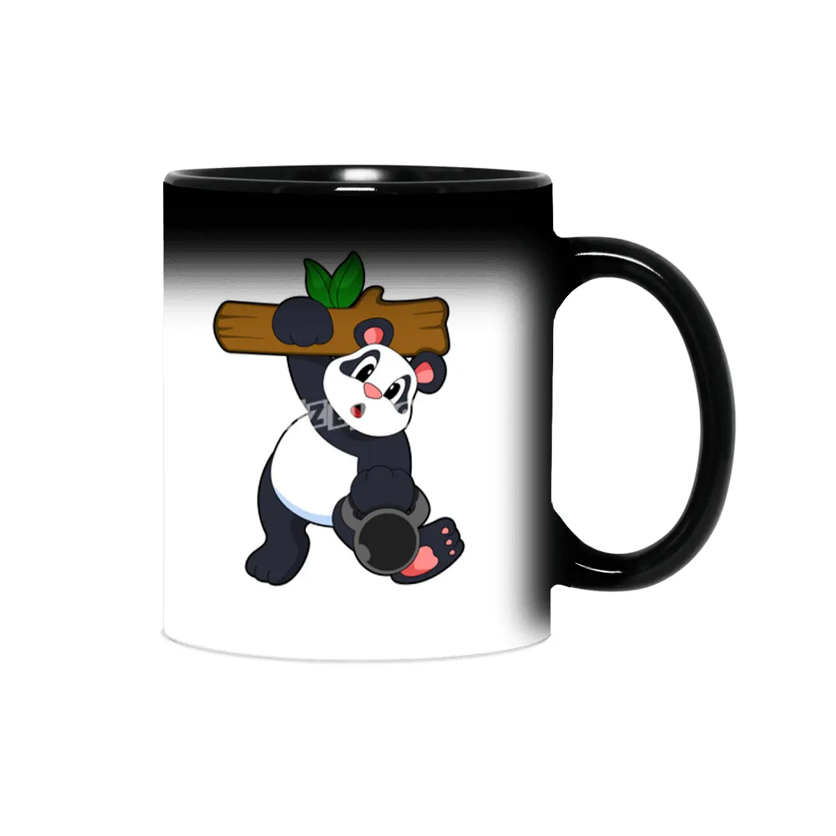Panda with Wood at Strength training Sihirli Kupa